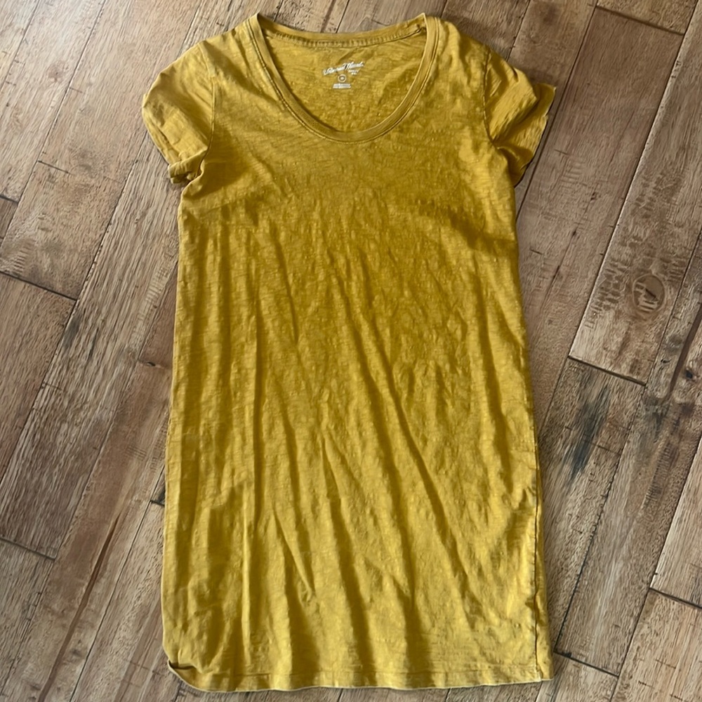 Mustard color dress